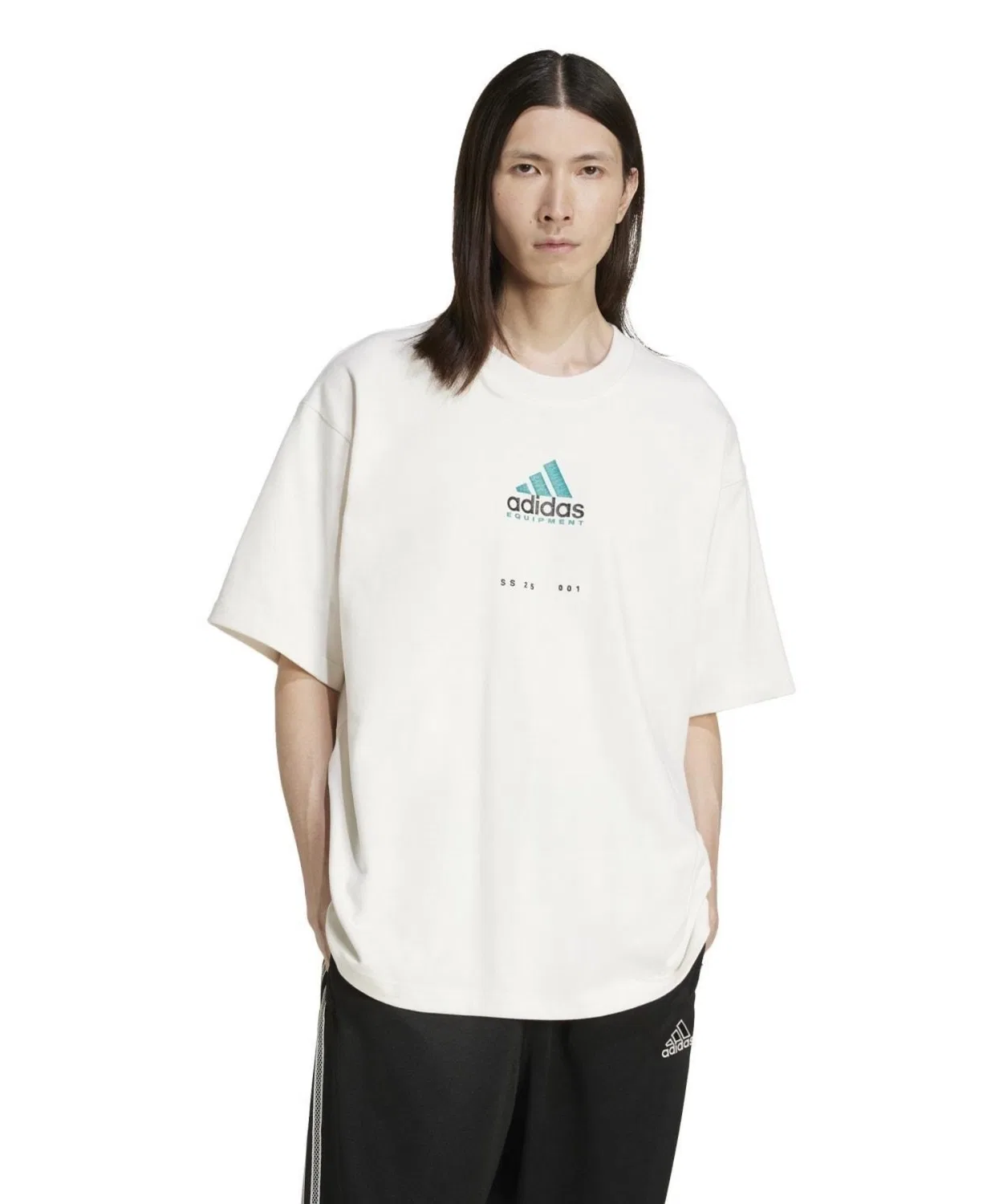 Мужская футболка с принтом EQUIPMENT GFX TEE 2 Adidas, Белый — фото 2