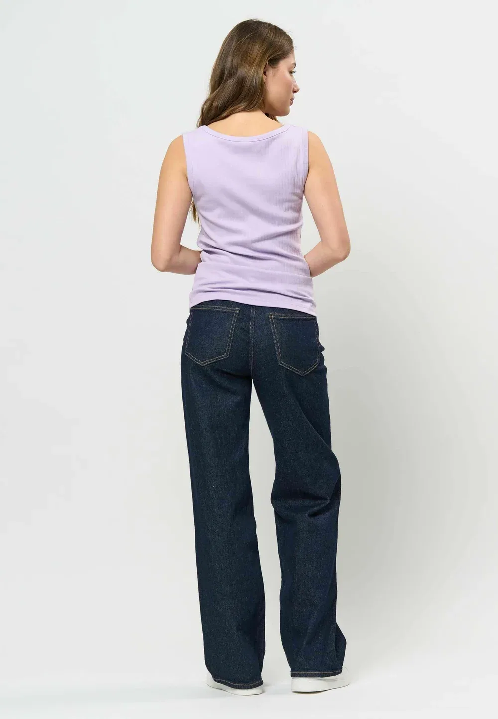 Топ Uwcasandra с V-образным вырезом - топ U.S. Polo Assn., Pastel Lilac — фото 3