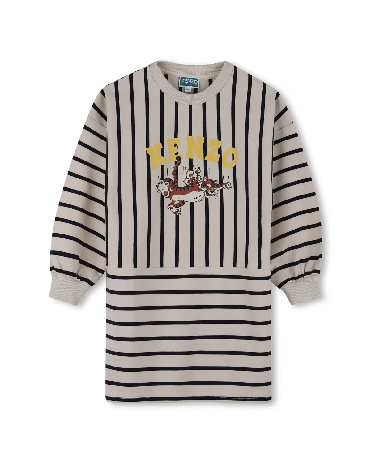 Детское платье для девочек с длинным рукавом Kenzo Kids, Marrón Claro