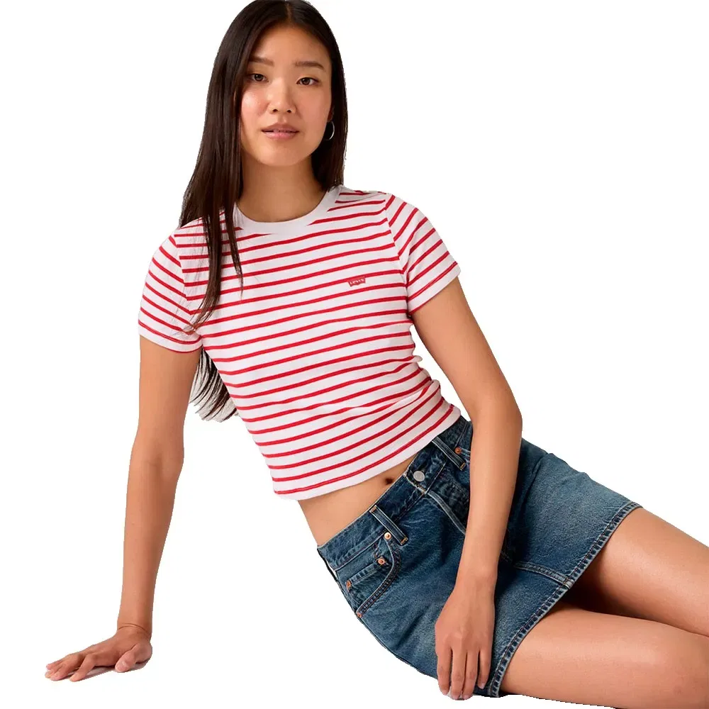 Женская футболка с коротким рукавом Essential Sporty Levi's, Pink — фото 3