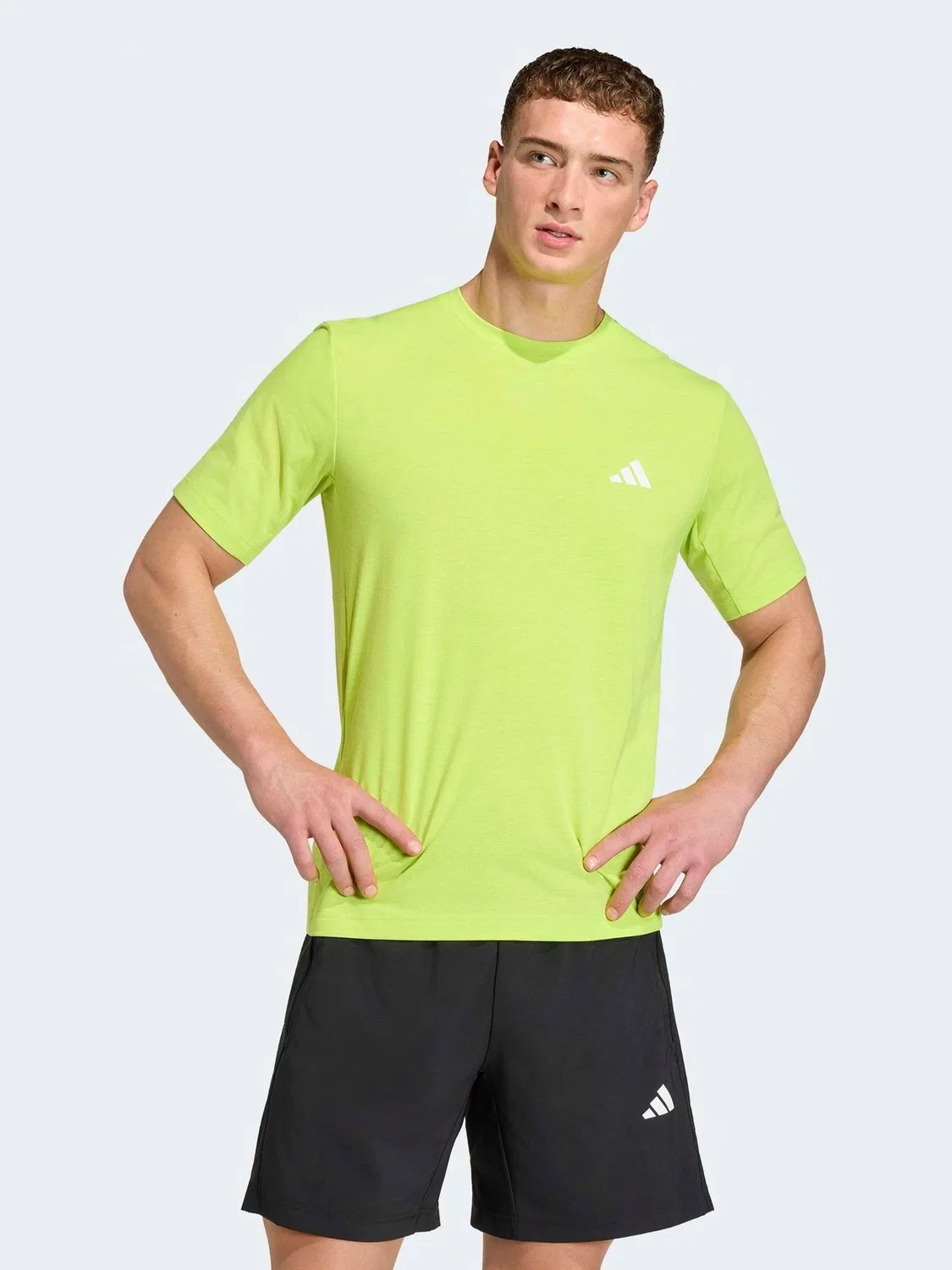 Футболка тренировочная Workout Essentials FeelReady adidas, зеленый