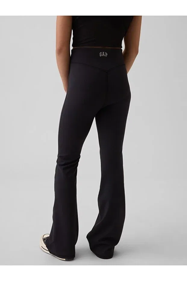 Детские леггинсы для девочек расклешенные Gap, Black — фото 3
