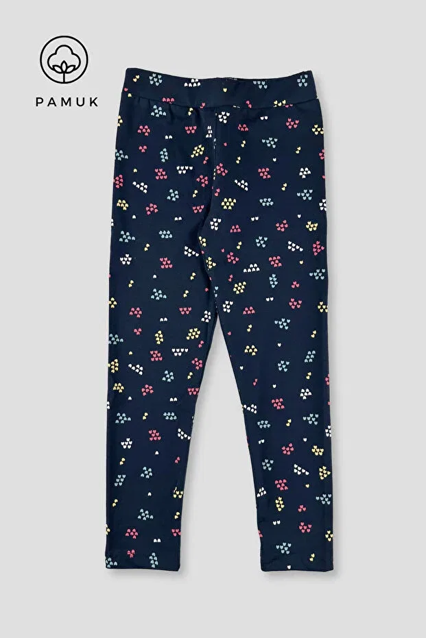 Детский комплект леггинсов для девочек хлопковый Basics Hk Hopkids, Multicolor — фото 2