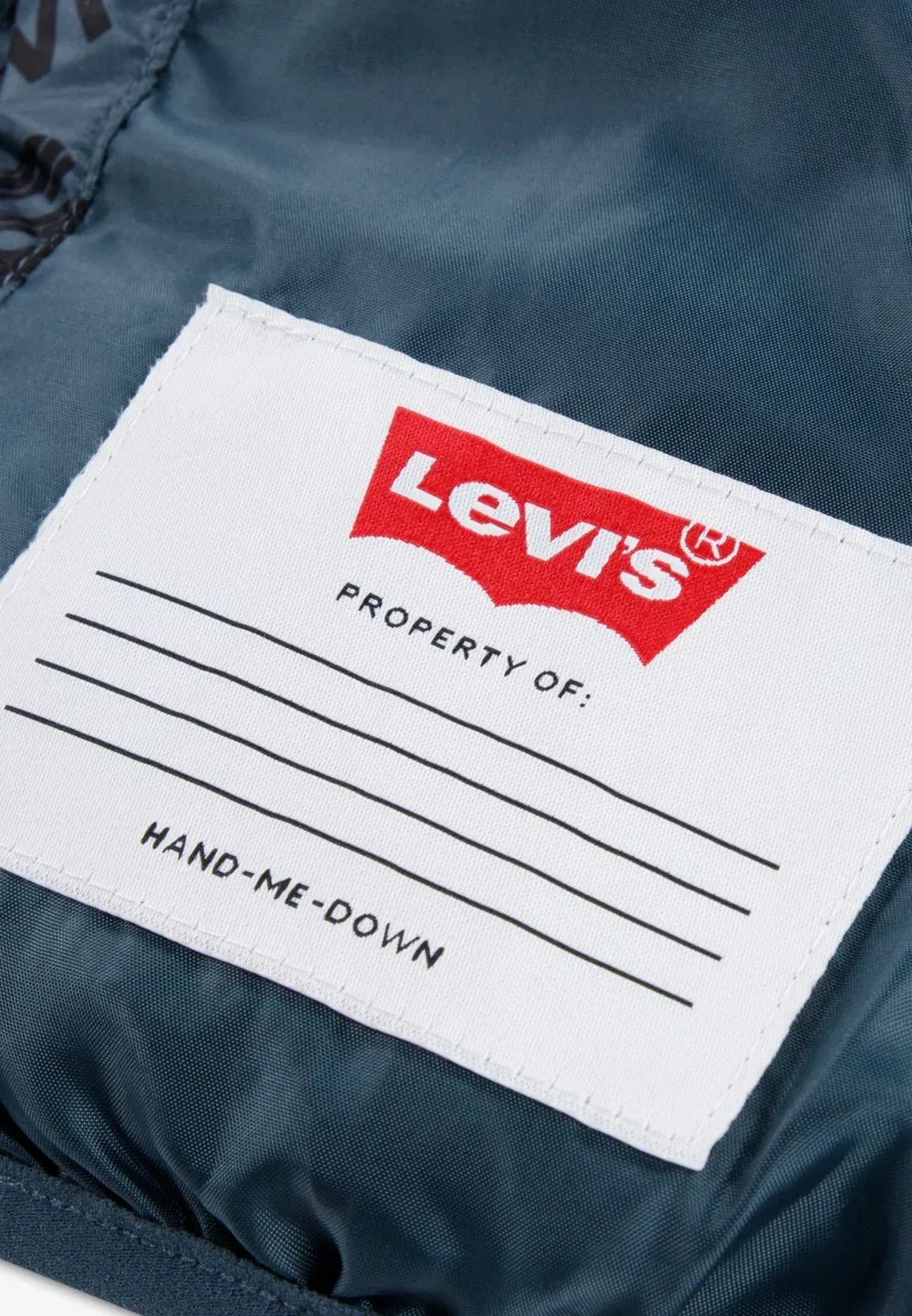 Теплый пуховик - зимняя куртка Levi'S, Blue-Grey — фото 4