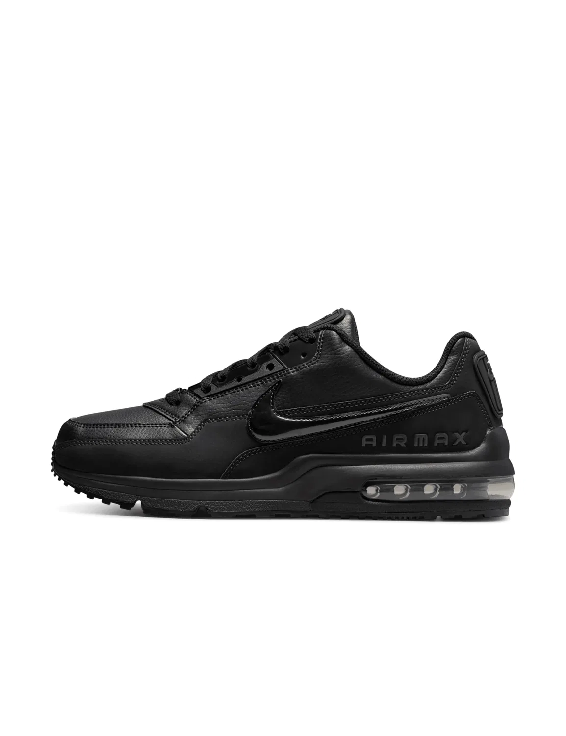 Детские кроссовки для девочек с кожаным верхом Air Max Ltd 3 NIKE, Black