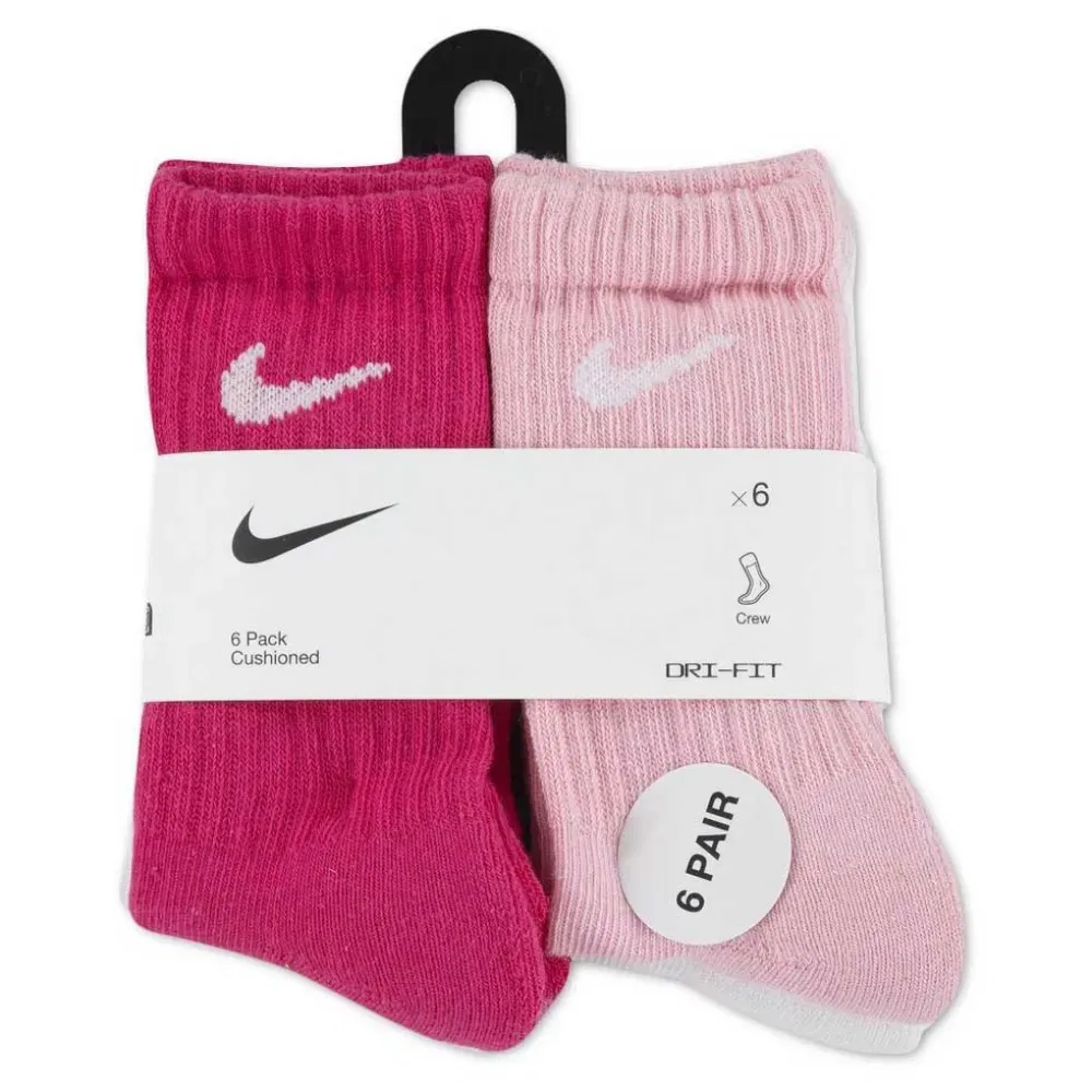 Носки спортивные 6 пар Nike Dri-Fit Performance Basic Crew Nike, мультиколор — фото 3