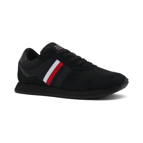 

Кроссовки Runner evo mix, BDs с добавлением кожи Tommy Hilfiger, черный