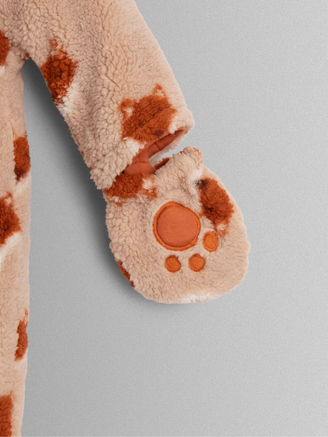 Комбинезон-конверт Cosy Borg Character с капюшоном-лисой Jojo Maman Bébé, Оранжевый Лис — фото 3