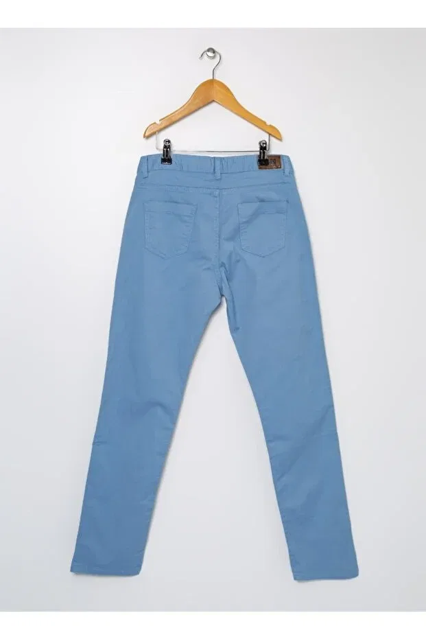 Детские брюки для мальчиков хлопковые U.S. Polo Assn., Indigo — фото 2
