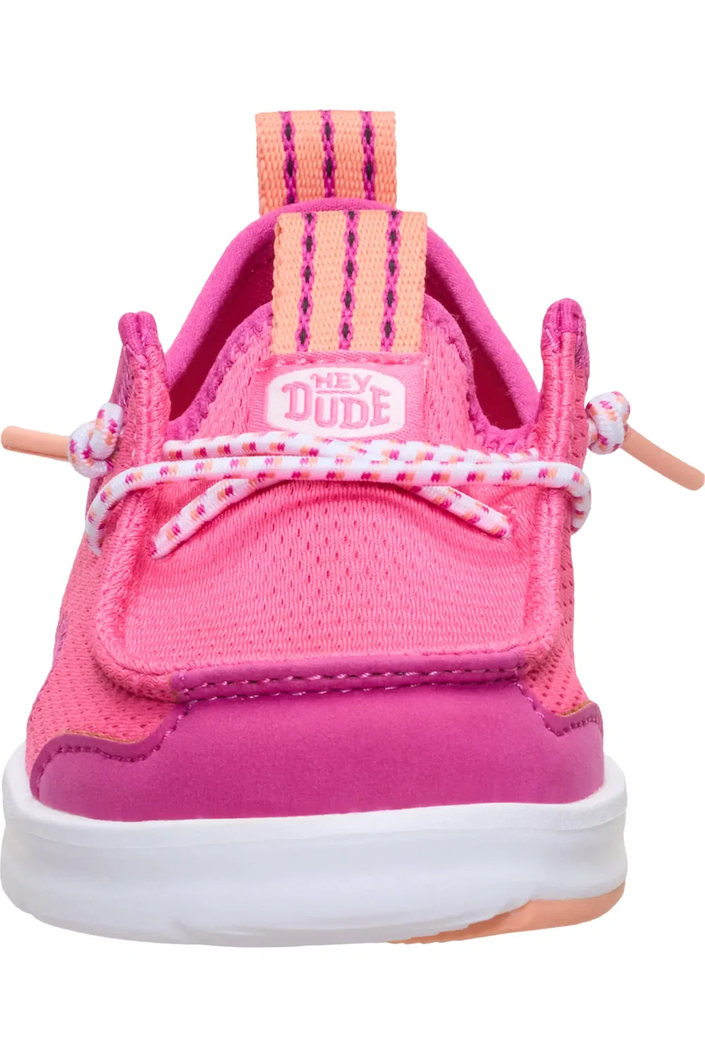 Мужские туфли чукка слипоны с дышащим верхом Wally Hey2O Wander Mesh Hey Dude, Fandango Pink — фото 3