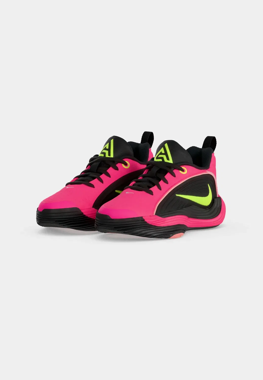 Баскетбольные кроссовки Giannis Immortality 5 унисекс Nike Performance, Hyper Pink/Volt/Oracle Pink/Black/Metallic Silver-Coloured — фото 3