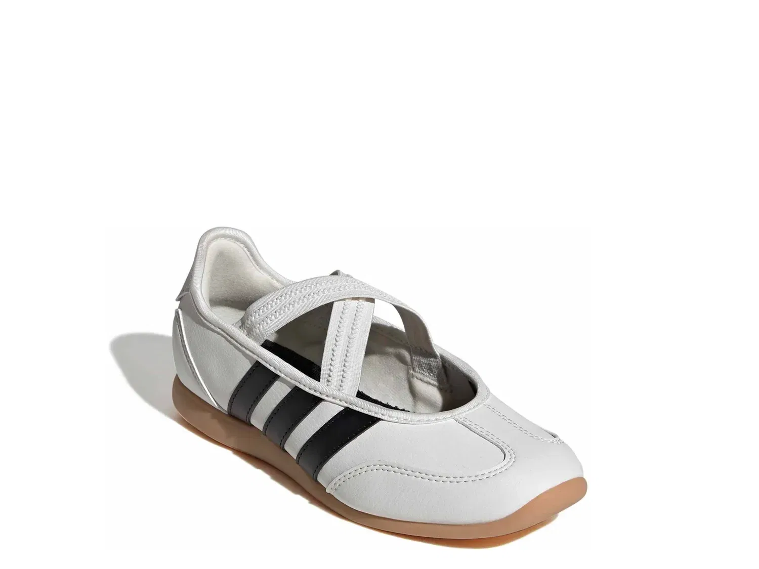 Кроссовки Mary Jane slip-on adidas, белый/черный