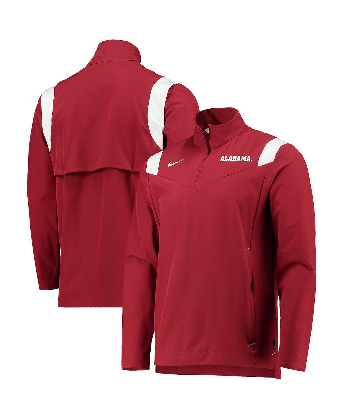 

Мужская куртка crimson alabama crimson tide 2021 team coach с молнией на четверть Nike, Красный, Мужская куртка crimson alabama crimson tide 2021 team coach с молнией на четверть Nike