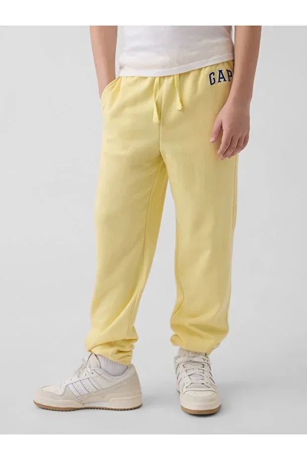 Детские спортивные штаны для мальчиков с принтом Gap, Yellow-001 — фото 4