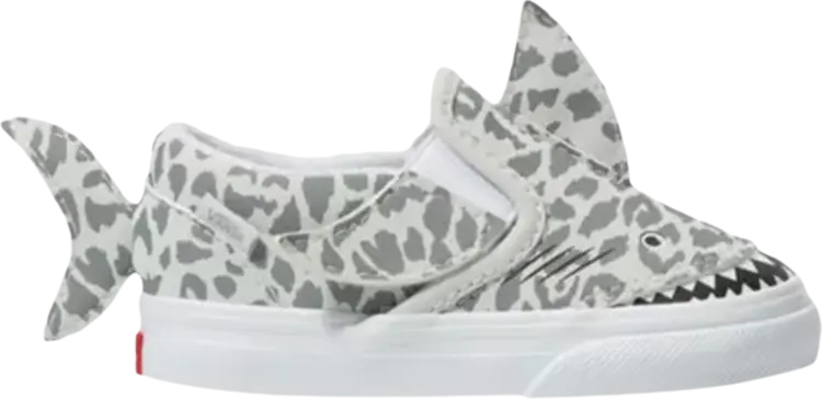 

Кеды Vans Slip-On 5 Toddler Leopard Shark, серый