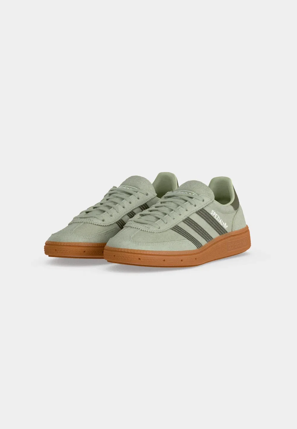 Специальные кроссовки для гандбола унисекс - кроссовки Adidas Originals, Halo Green/Olive Strata/Footwear White — фото 3