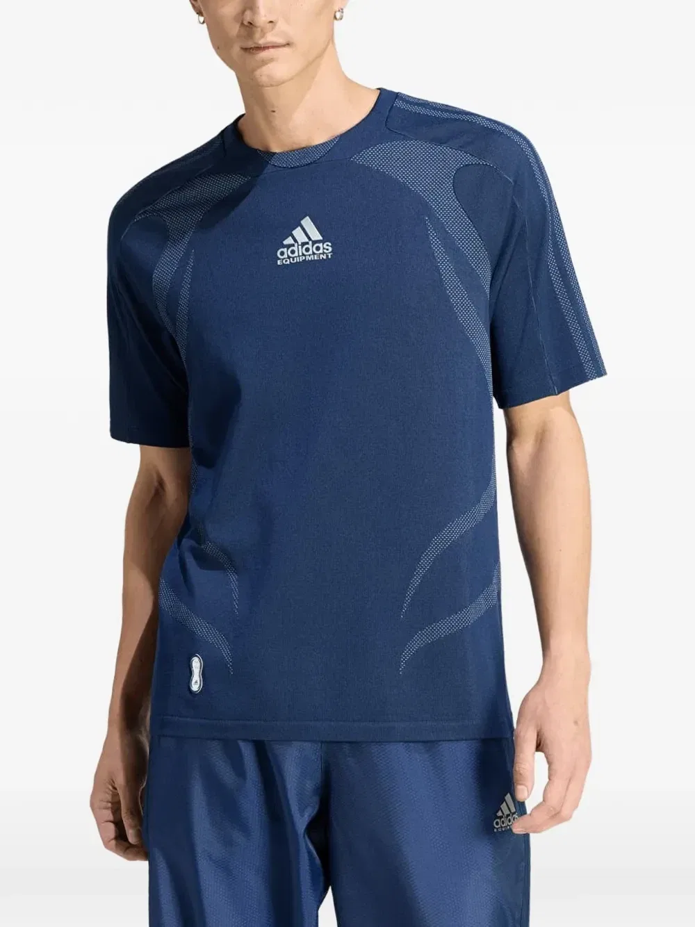 Футболка Equipment из джерси Adidas, синий — фото 3