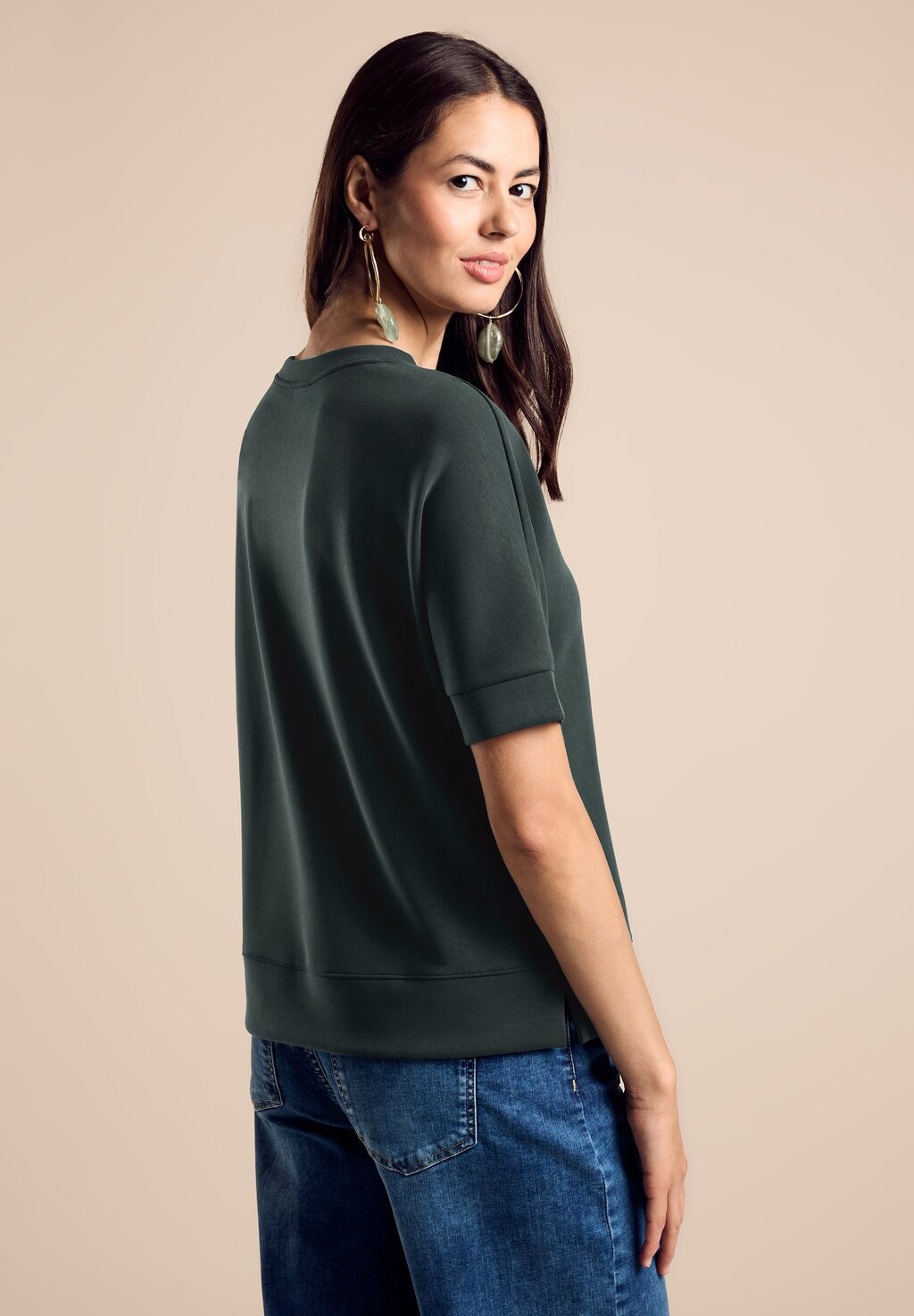 

Базовая футболка Street One, цвет Mottled Green
