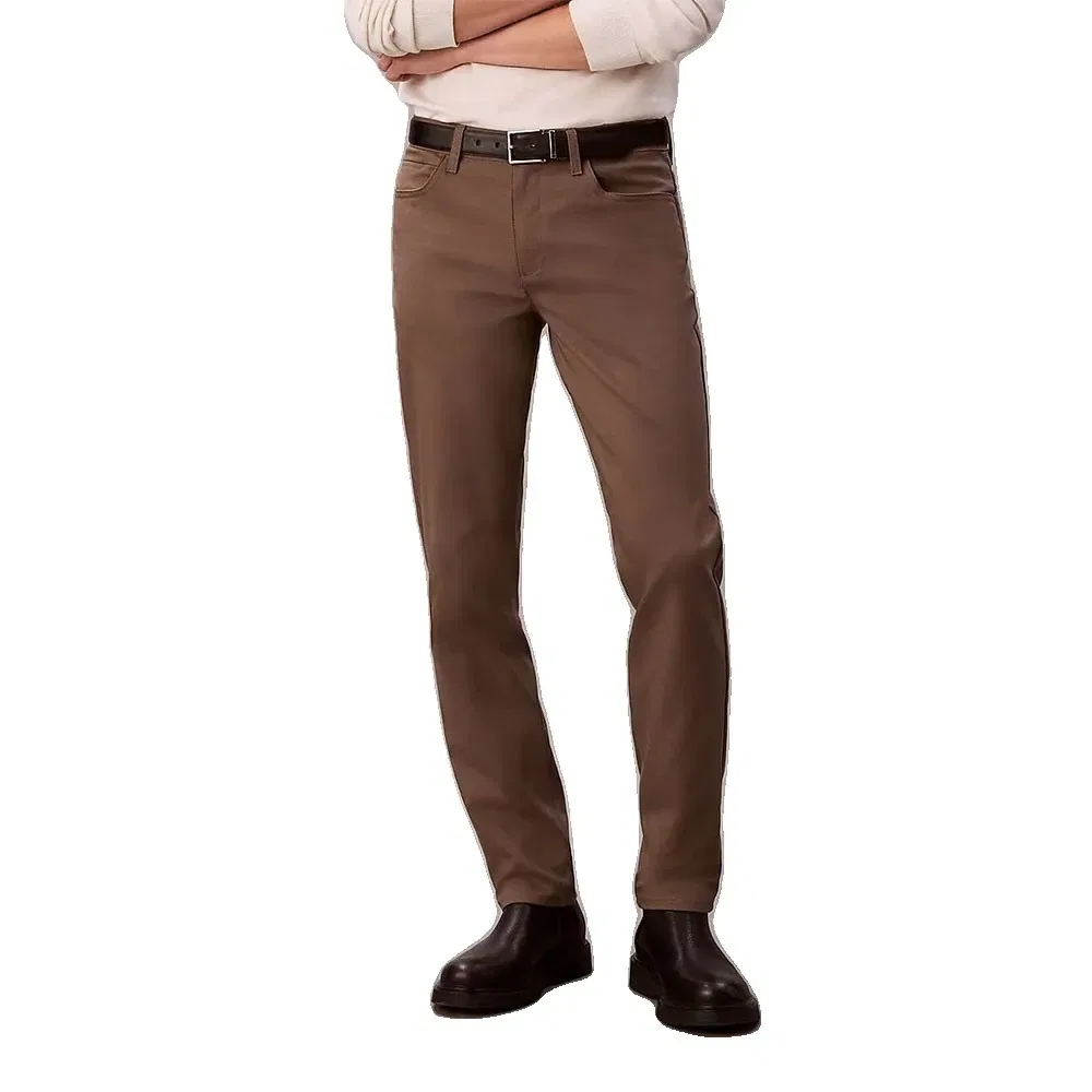 Брюки Slim Fit Calvin Klein, коричневый