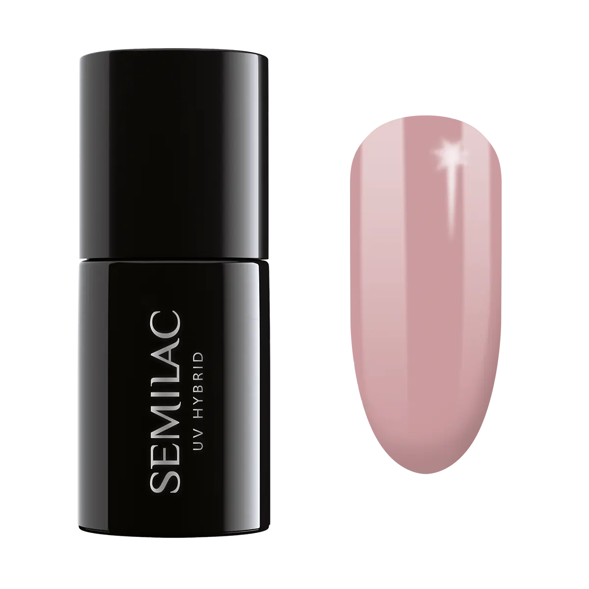 

Semilac UV Hybrid гибридный лак для ногтей, 136 Creamy Muffin