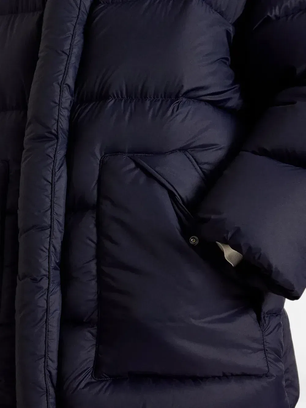 Увеличенная пуховая куртка POLO RALPH LAUREN, синий — фото 4