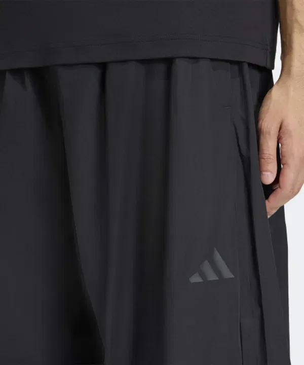 Спортивные брюки из ткани тех-увив, Adidas, черный — фото 3