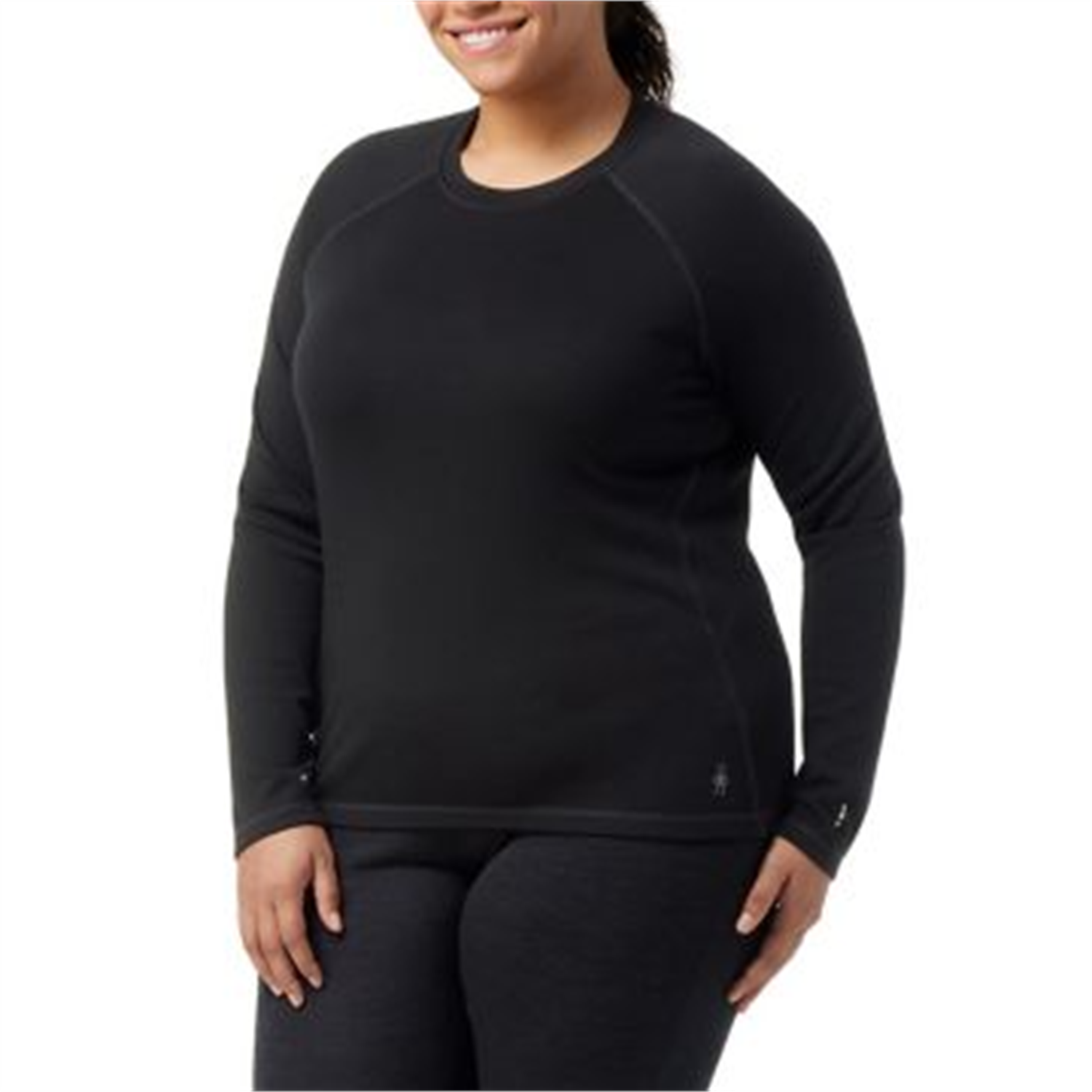 Топ женский Smartwool Classic Thermal Merino Base Layer Plus, чёрный - фото