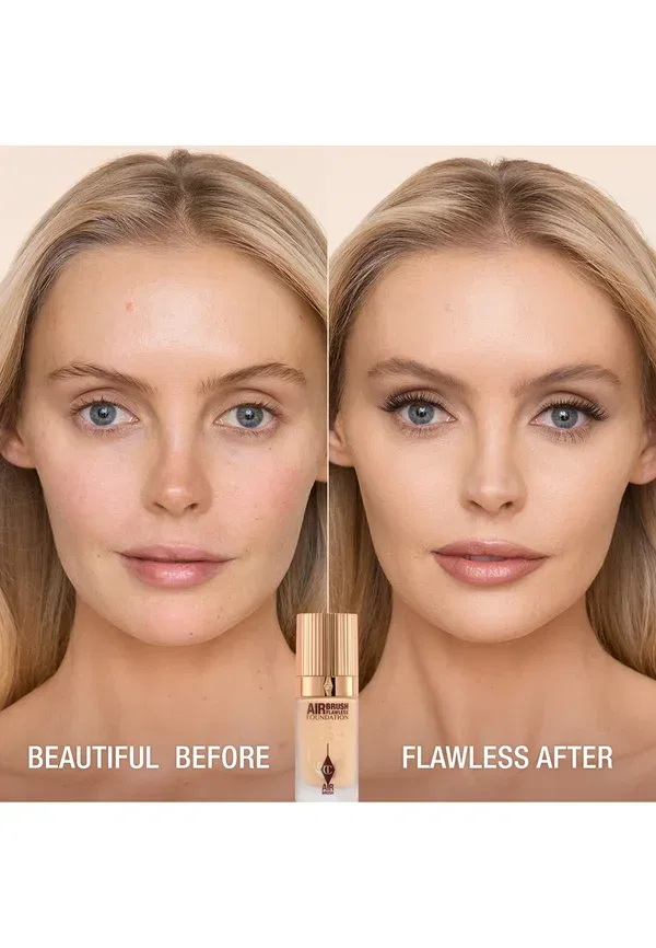 Безупречная тональная основа, созданная с помощью аэрографа 30 мл Charlotte Tilbury, цвет 4 warm — фото 2