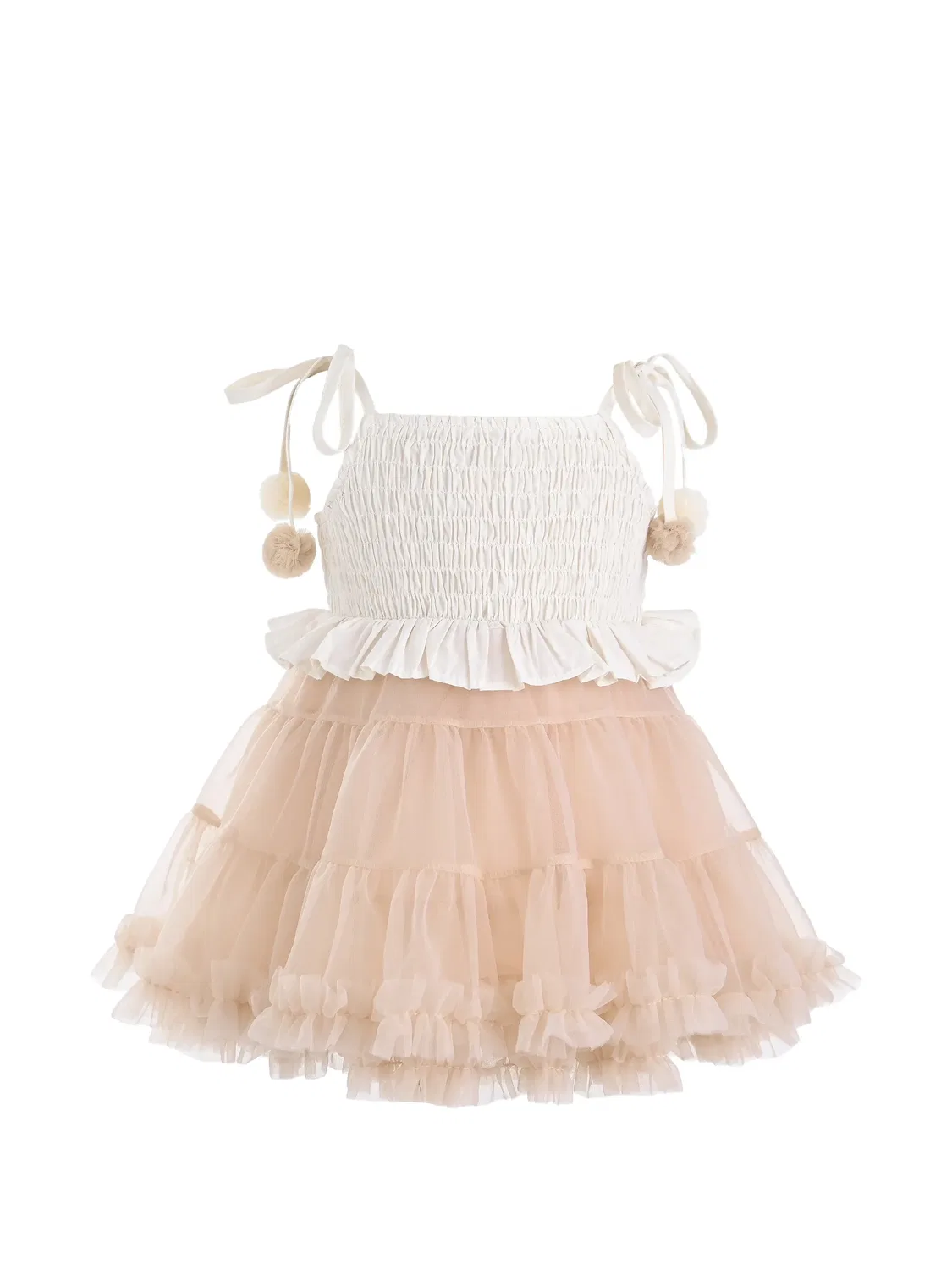 Платье Nerina из тюля Mimi Tutu, нейтральные цвета