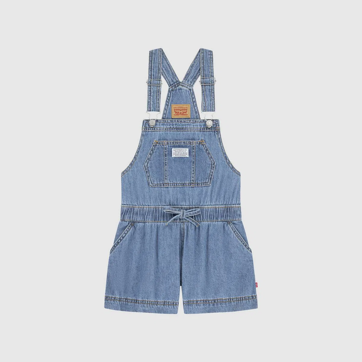 Комбинезон с поясом на талии для девочек 7-16 лет Levi's, Drew Me In - Medium Wash — фото 4