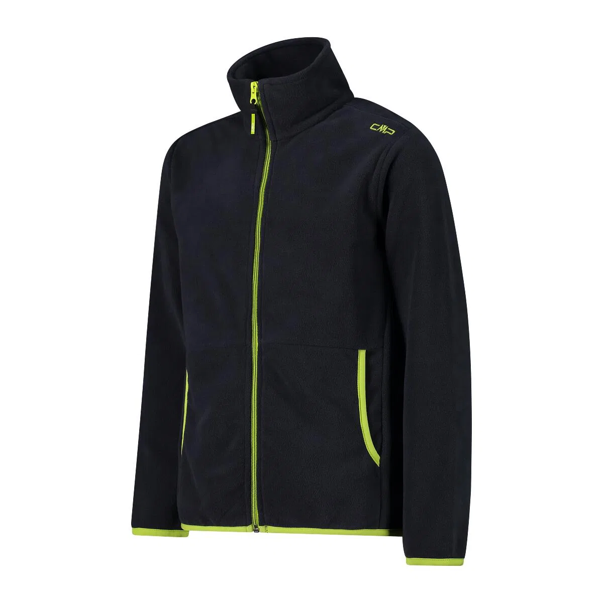 Детская флисовая куртка для мальчиков Kid Jacket Cmp, Schwarz Dunkelgrau Kohlengrau — фото 3