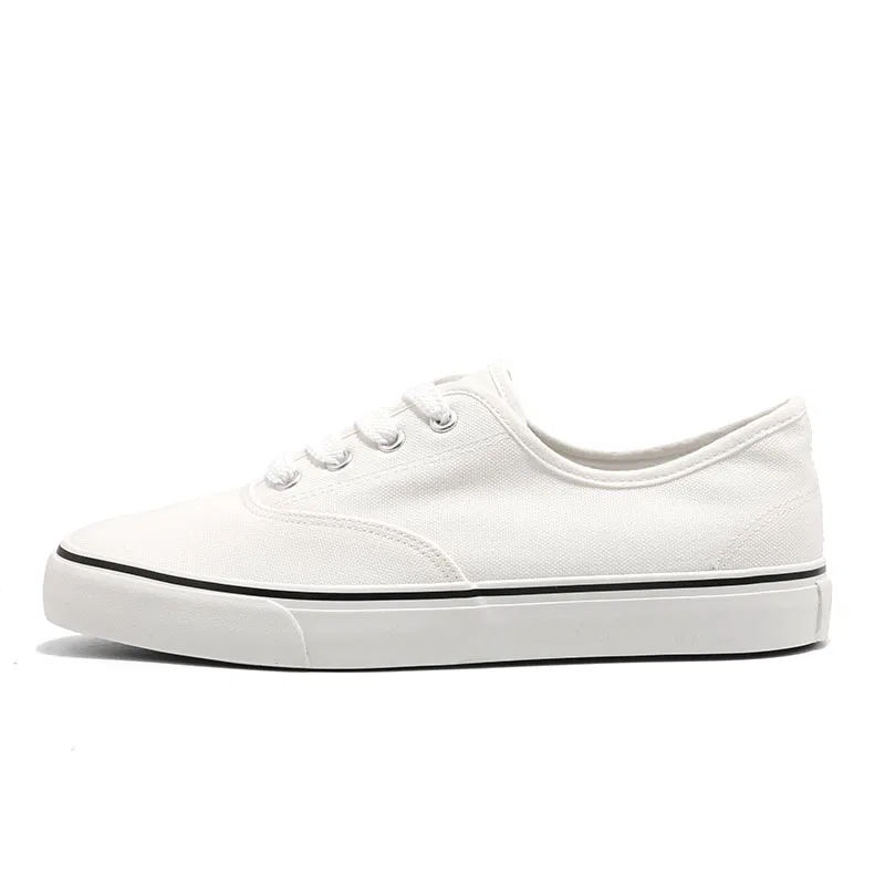 Детские кеды из парусины с низким верхом White WARRIOR, White