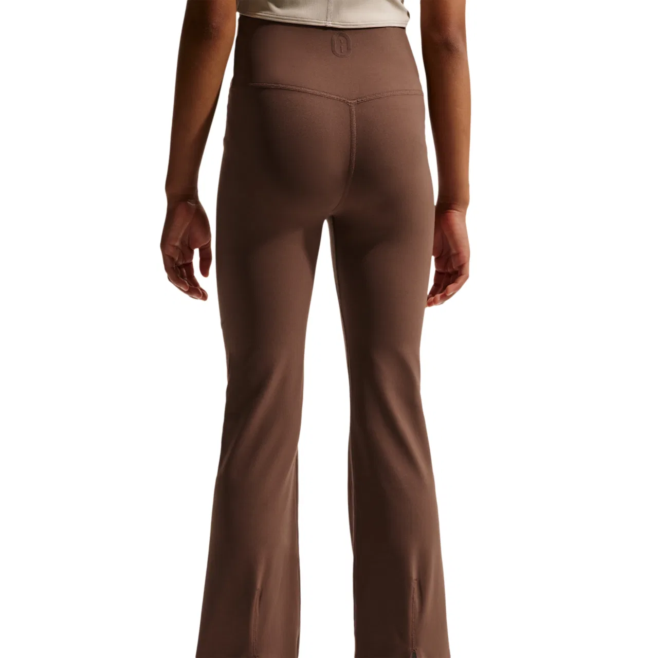 Женские леггинсы с высокой посадкой Nike Dri-FIT Mavn High Rise FL Tight, Fauna Brown — фото 2
