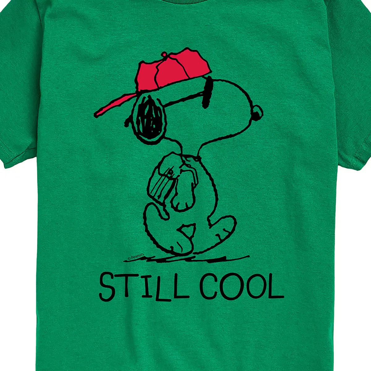 Футболка с принтом Snoopy Joe Cool Still Cool Peanuts, Kelly Green — фото 2