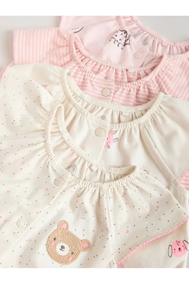 Детское боди-комбинезон с принтом Next Baby, Pink — фото 4
