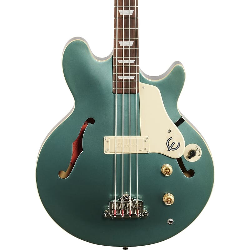 

Epiphone Jack Casady Electric Bass, Pelham Blue Jack Casady Bass