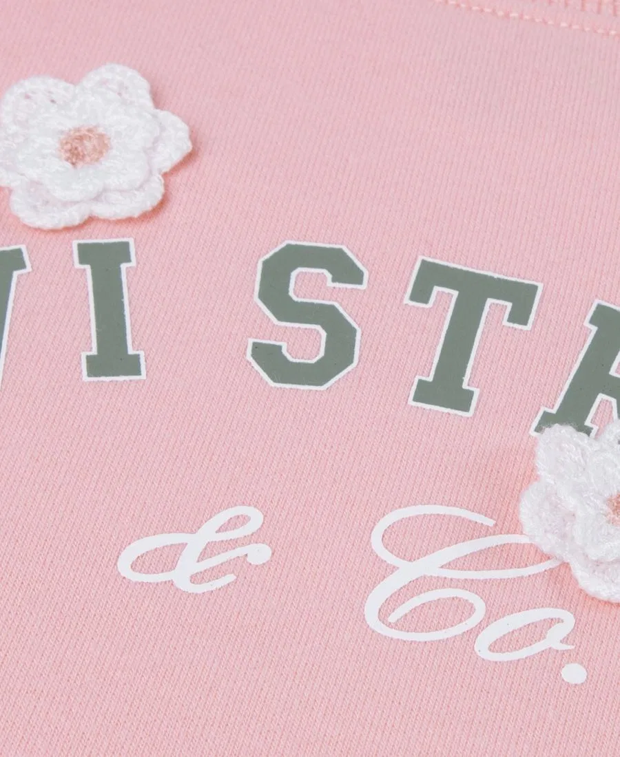 Свитшот с вышивкой Levi’s, Powdered Pink — фото 3