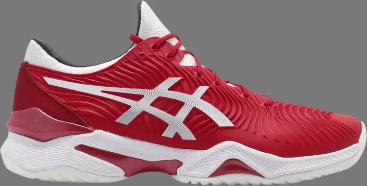 

Кроссовки court ff 'novak french open - classic red' Asics, красный