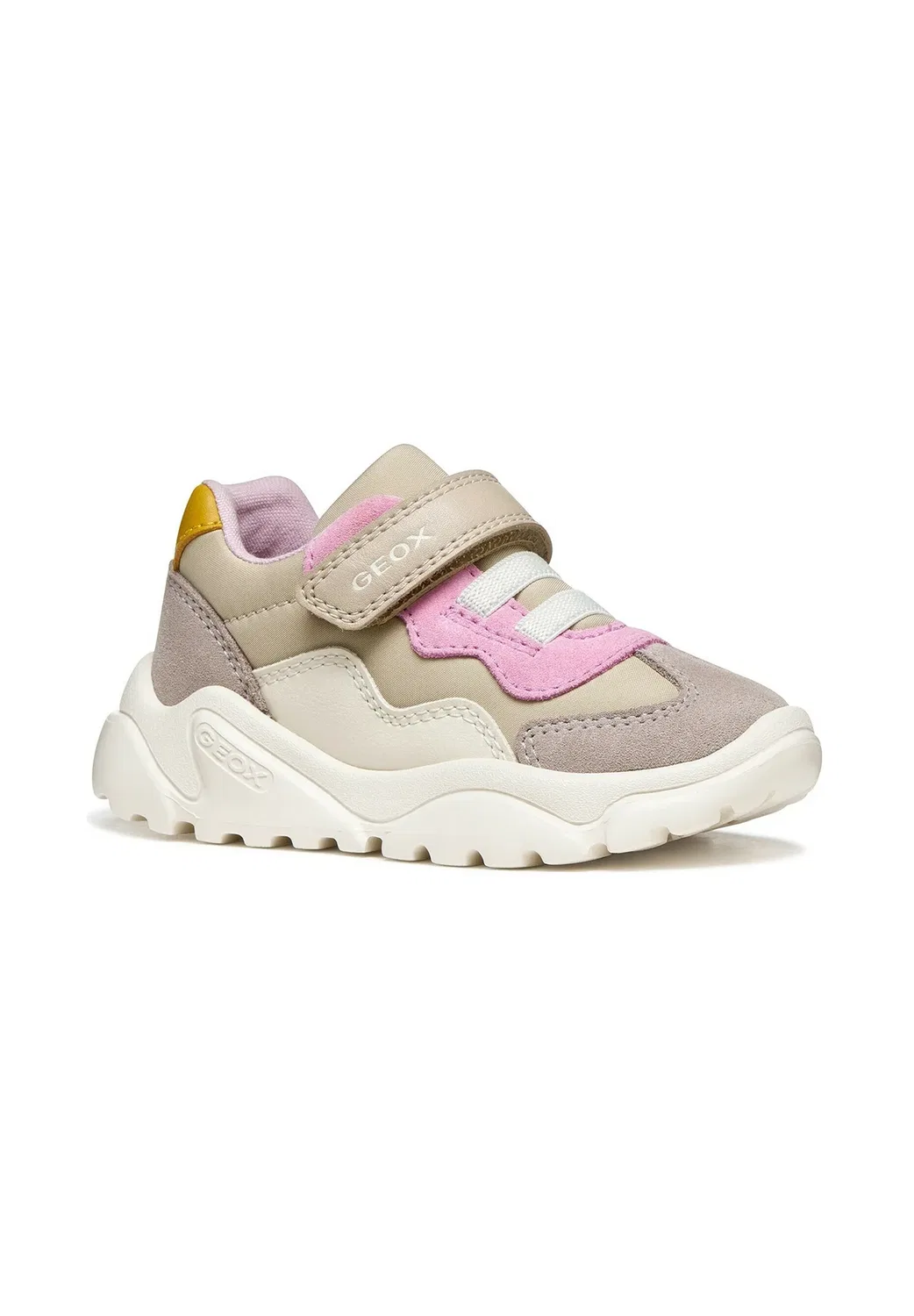 B ciufciuf girl - детские туфельки Geox, Beige Dark Pink — фото 2