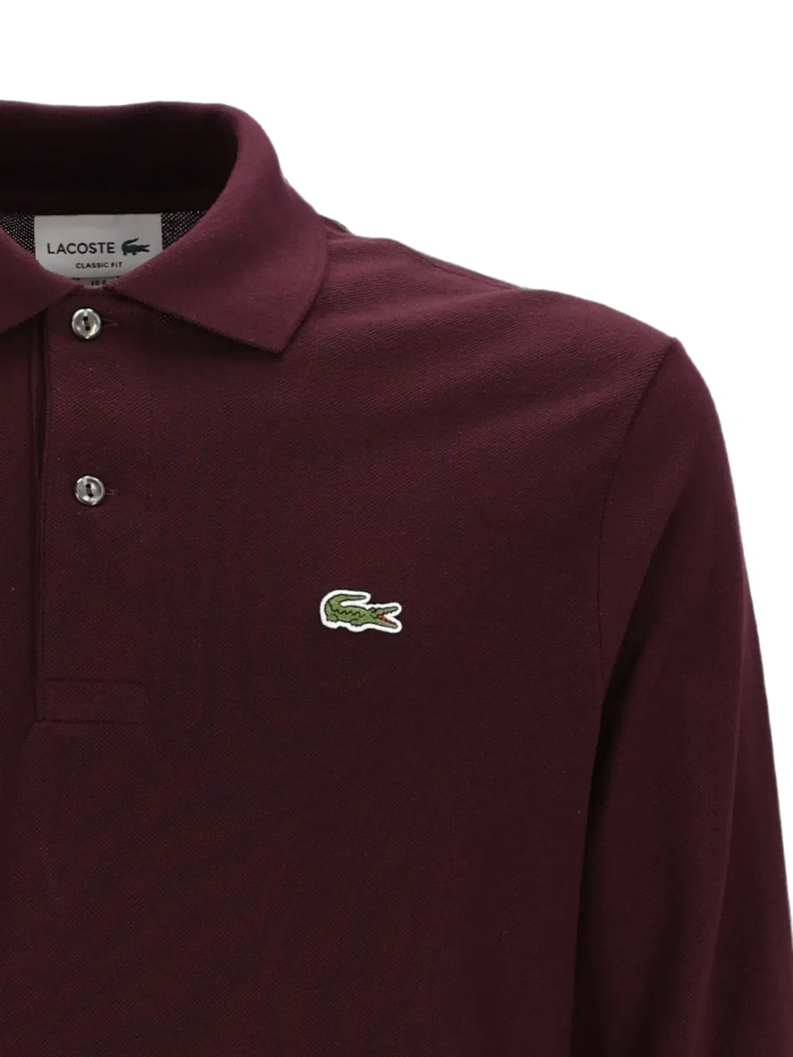 Рубашка поло с длинными рукавами и нашивкой-логотипом Lacoste, коричневый — фото 3
