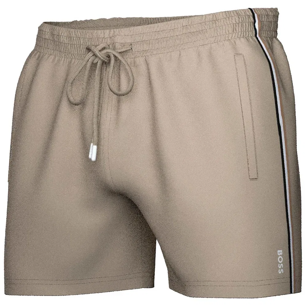 Мужские плавки с принтом BOSS Iconic, Beige
