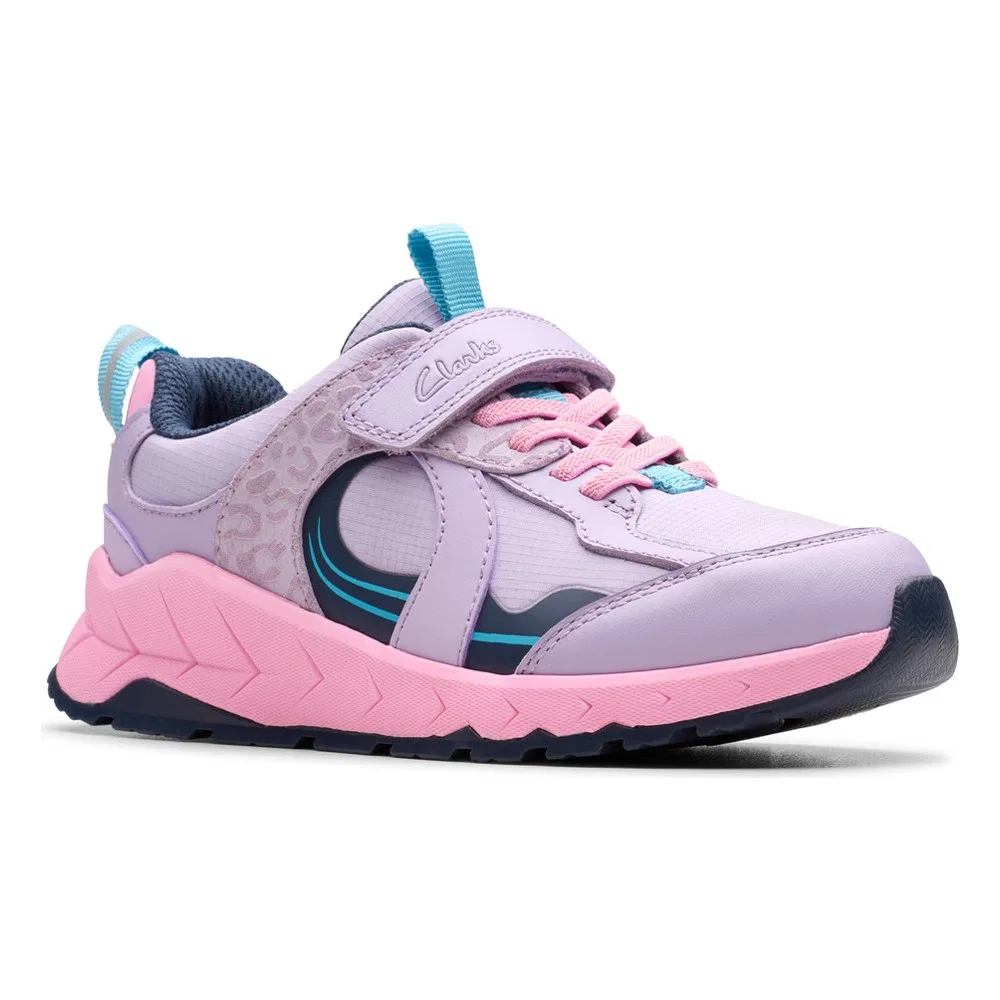 Детские спортивные кроссовки для девочек Clarks Selva Hero K Clarks — фото 3