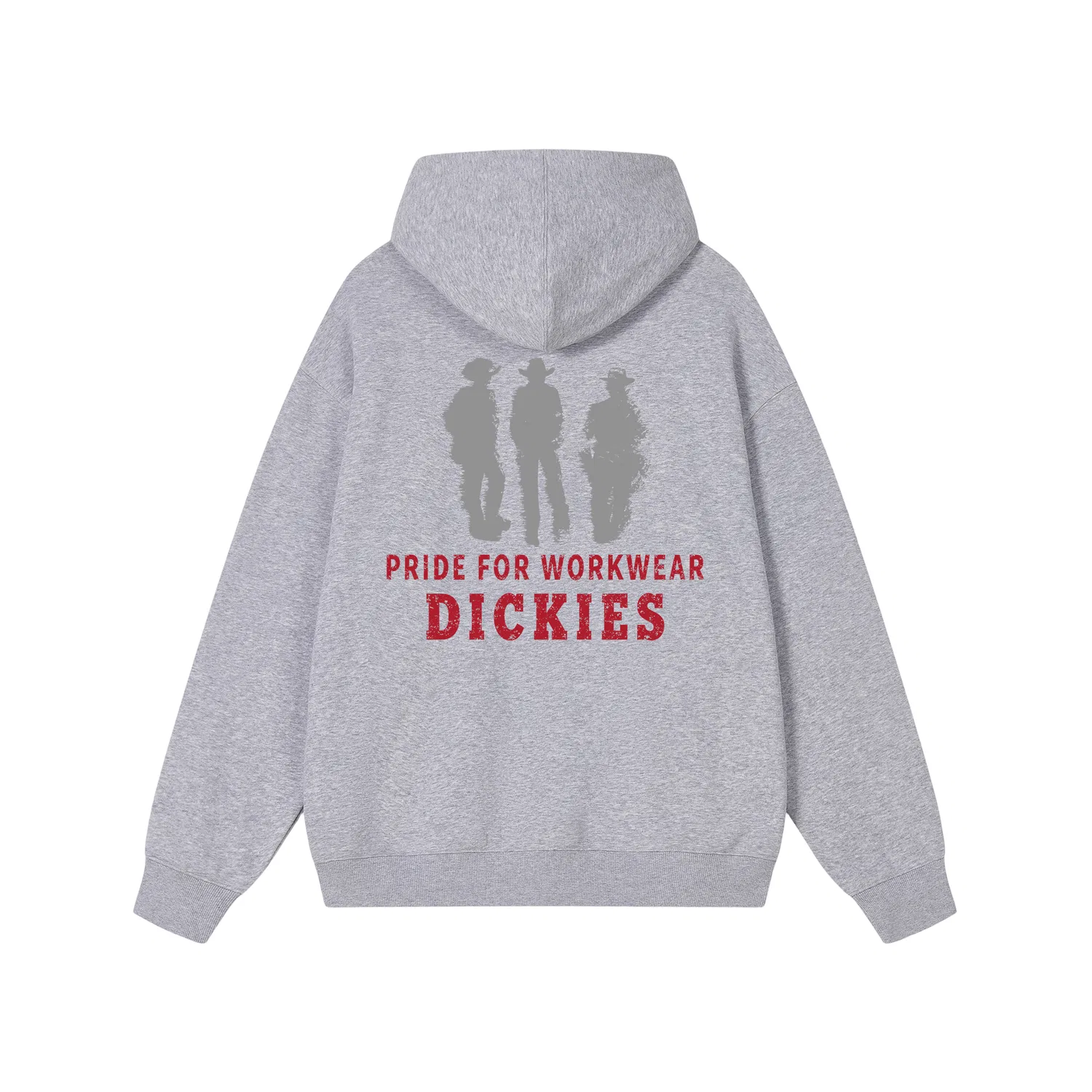 Детский свитшот с капюшоном, прямой крой, Dickies, Heather Gray