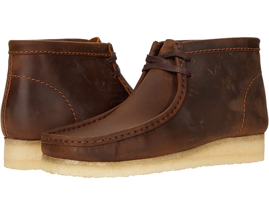 

Ботинки Wallabee Boot Clarks, пчелиный воск