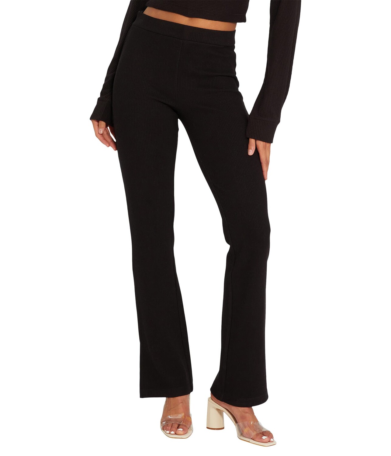 

Брюки Sanctuary, The Kicker Leggings in Ribbed Ponte