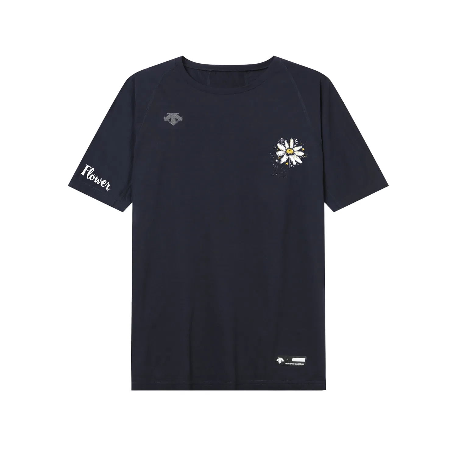 Детская футболка с принтом DESCENTE, Black