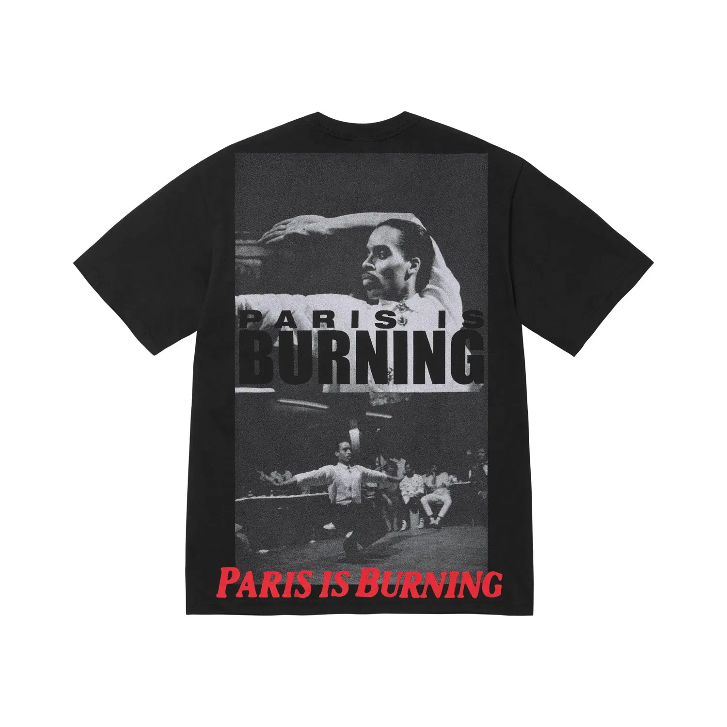 Футболка Supreme Paris Is Burning, черный — фото 2