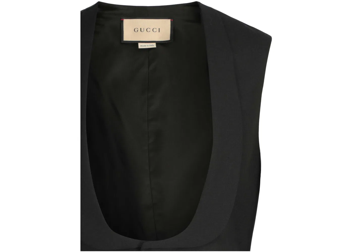 Мужской жилет Wool Tailored Vest Gucci, Black — фото 3