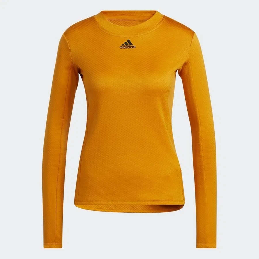Футболка с длинным рукавом Cold.rdy Long Sleeve Training adidas, Оранжевый — фото 4