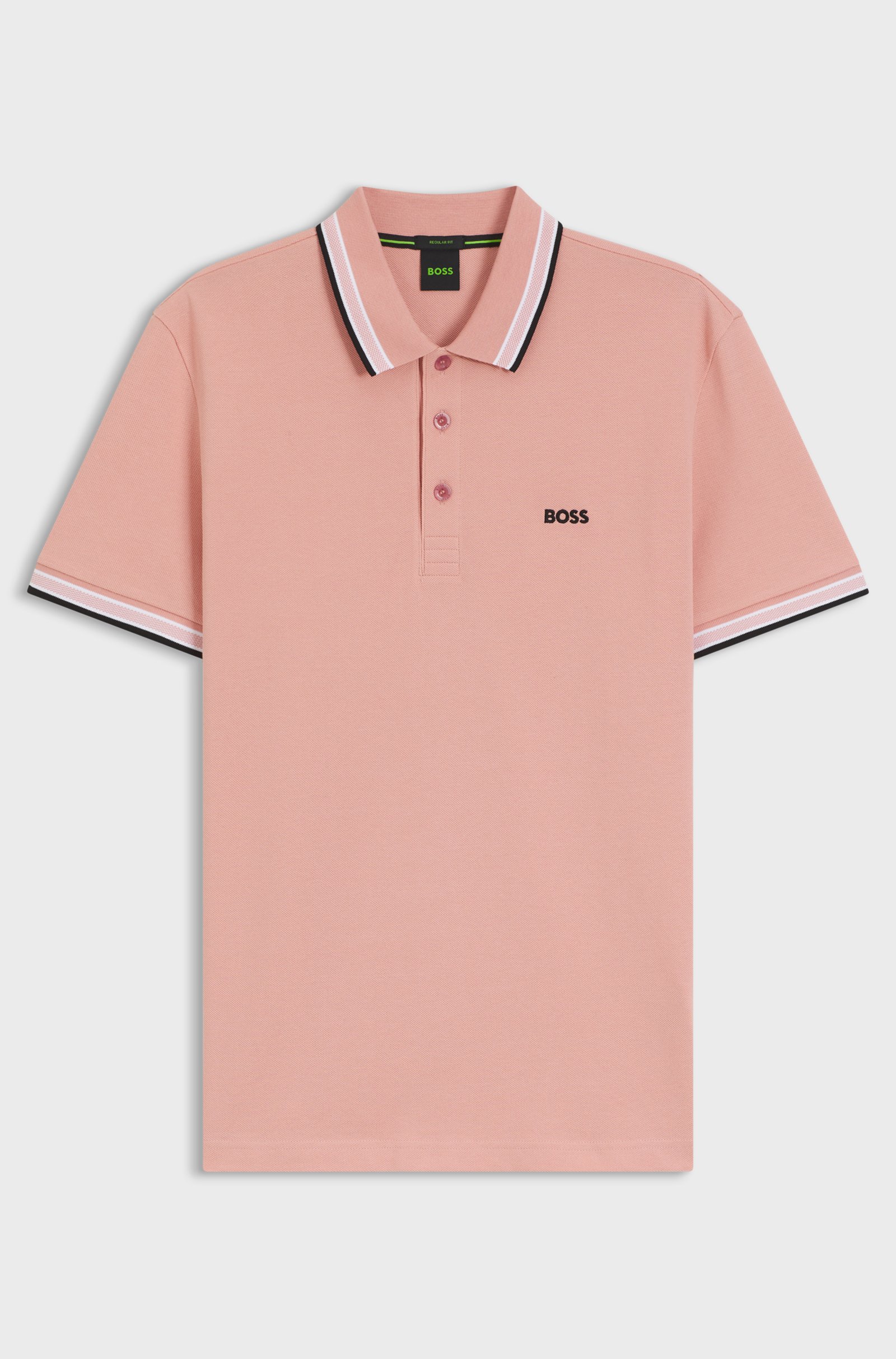 

Футболка Boss Paddy In Cotton Pique, светло-розовый